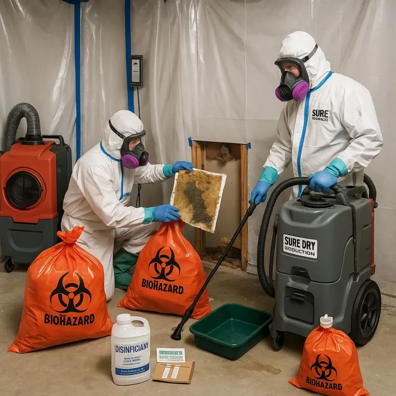 Contaminated Water Handling Protocols process in Rockfish, NC